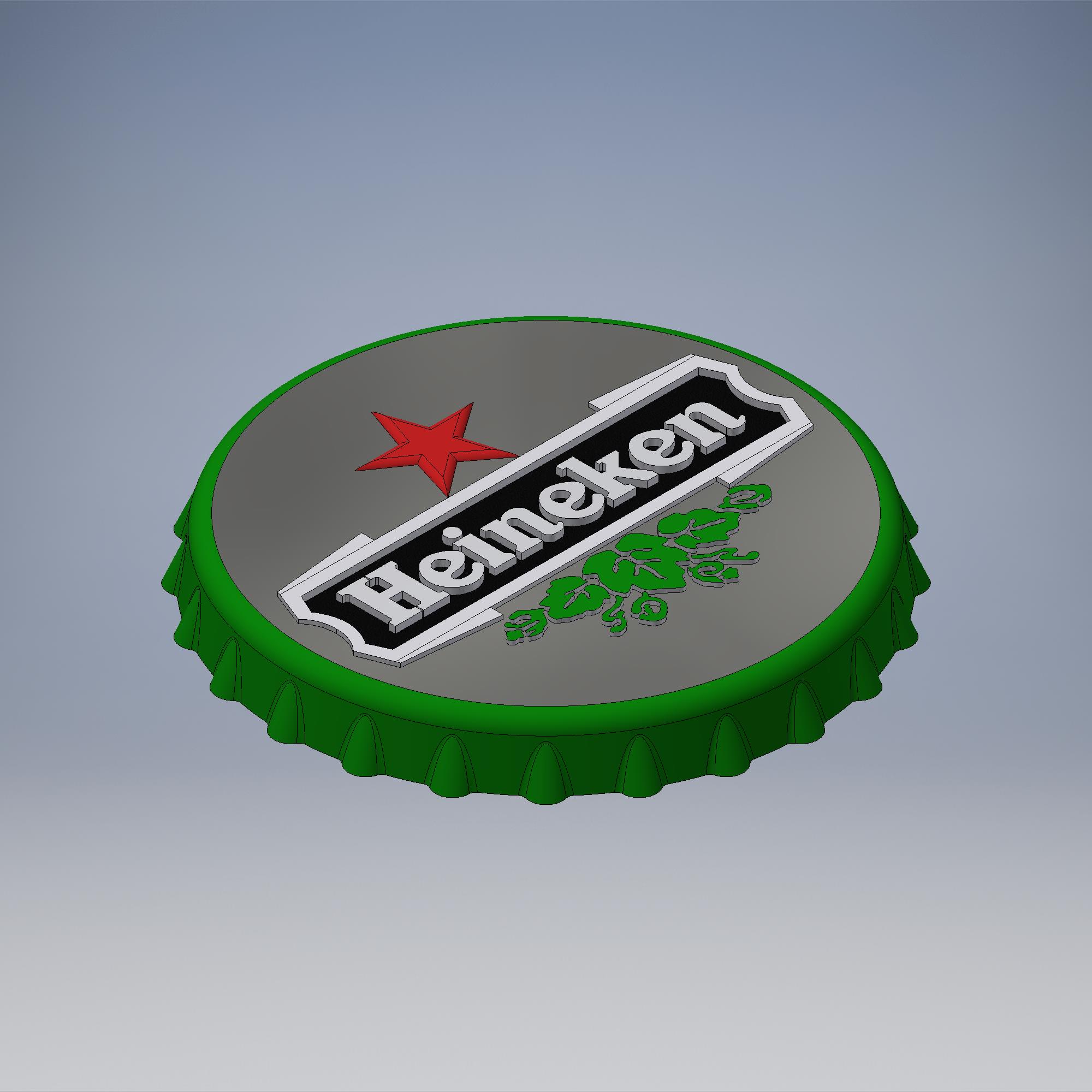 Heineken bottle cap logo