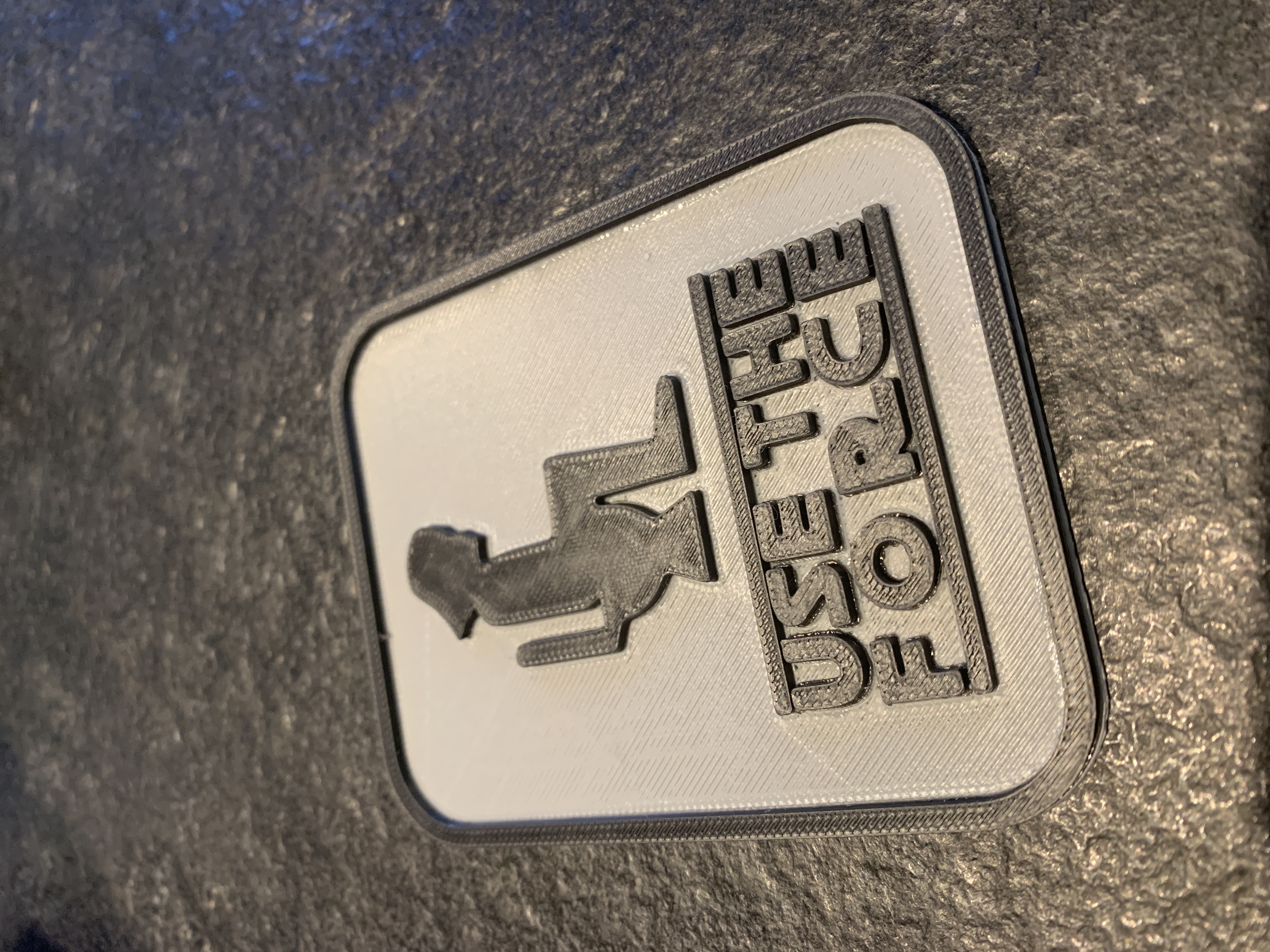 Star Wars toilet sign (use the force) - separate front and back