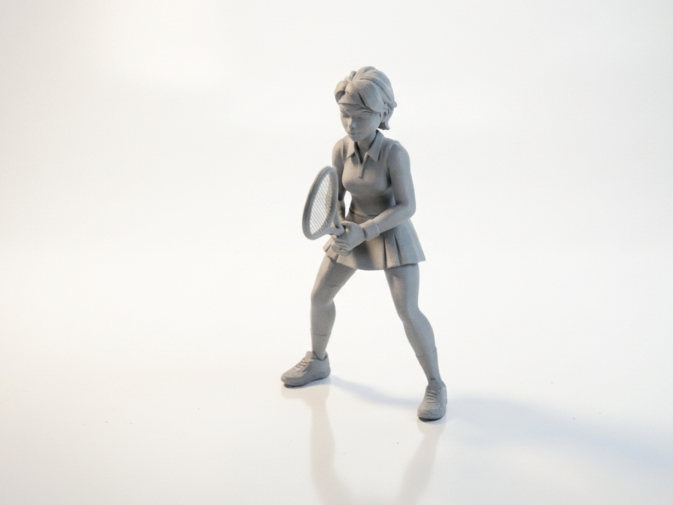 Female Tennis Player Figurine Sports 3D Printable