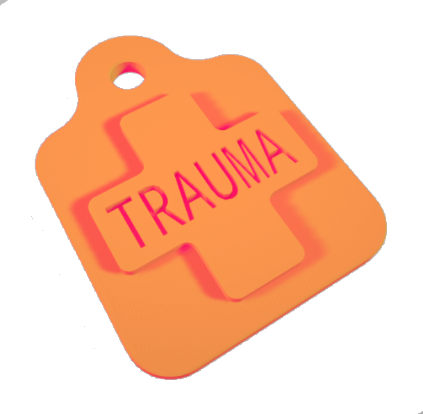 Trauma Kit Zipper Tag