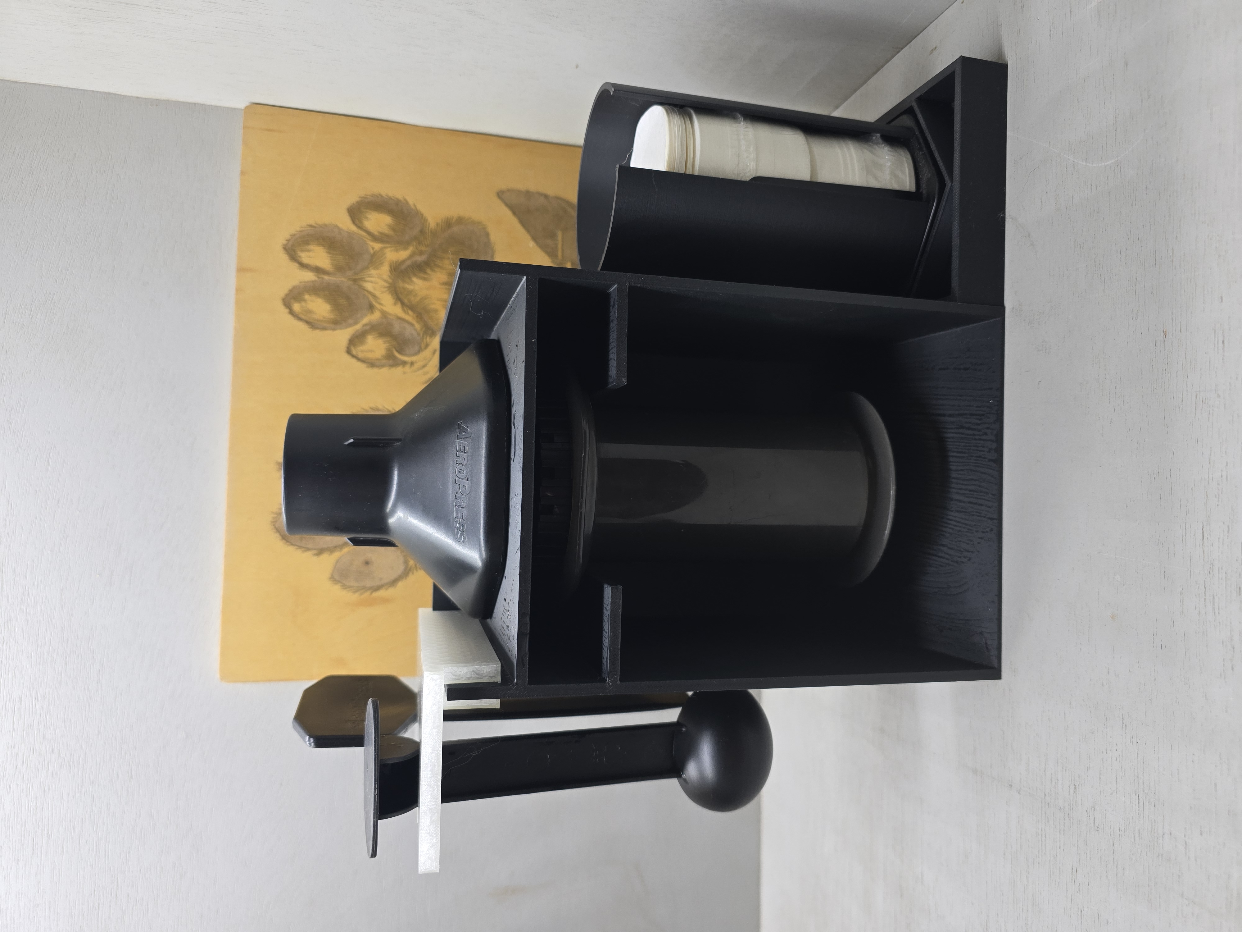 AeroPress coffee station