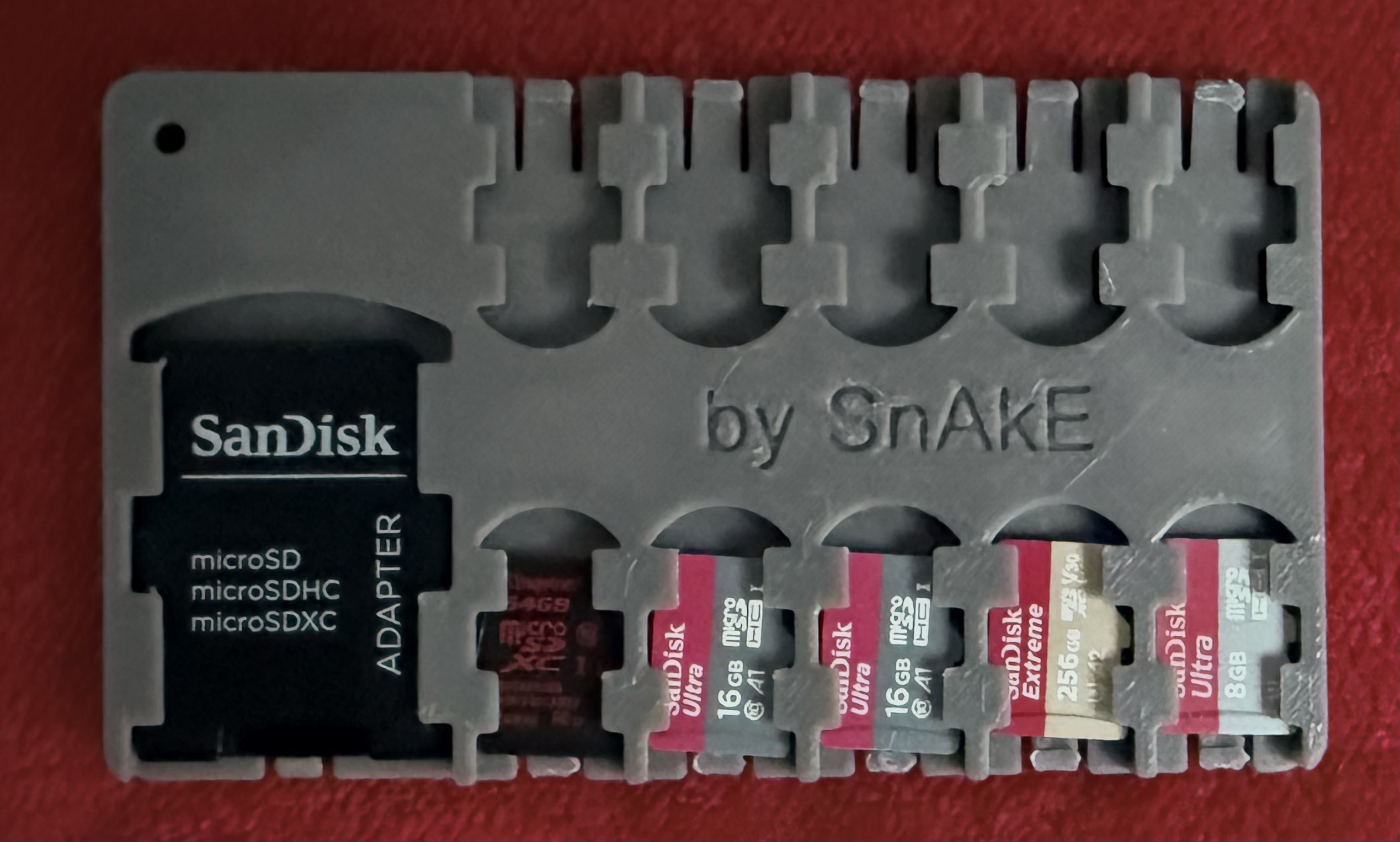 MicroSD Organizer (1x SD, 10x MicroSD)