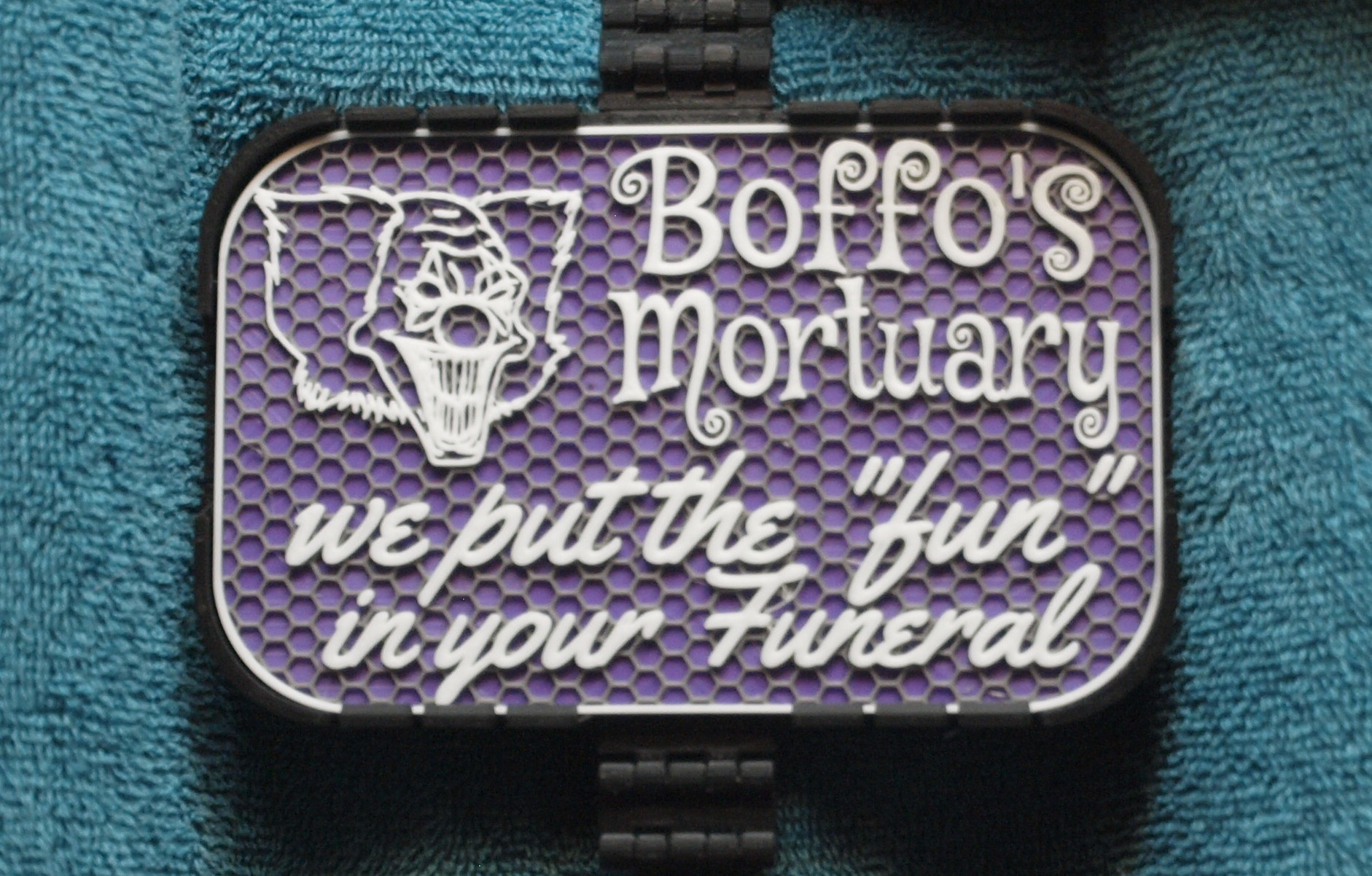 Boffo's Mortuary sign