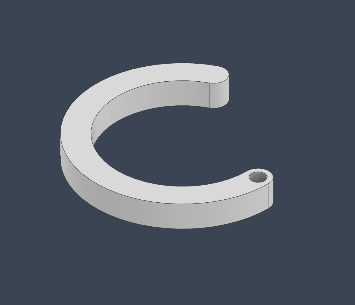 Closet Bar Hook for Strings or Chains