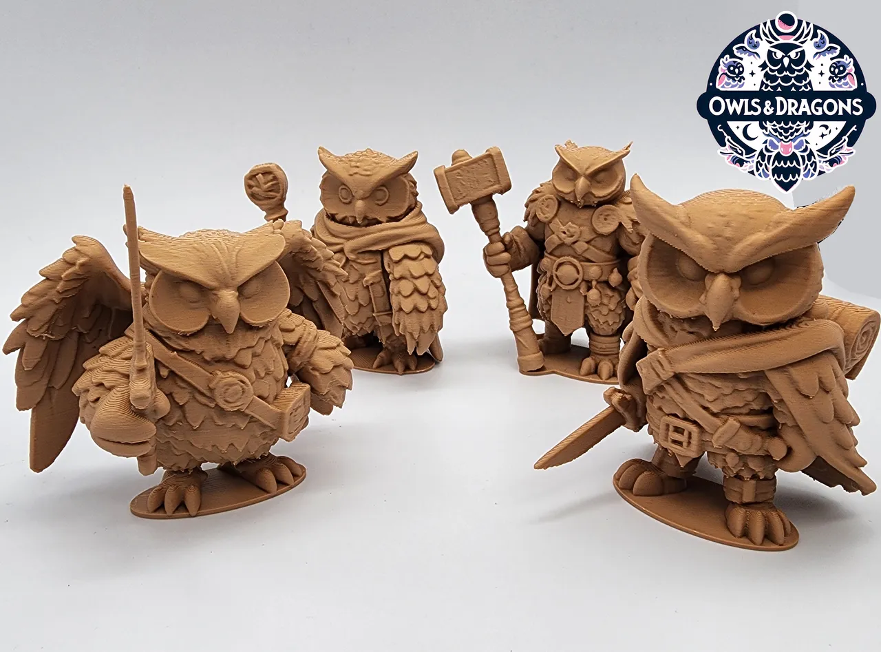 The Barbarian - Owls & Dragons by Triple G Workshop | Download 