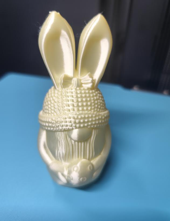 MISS GNOME RABBIT ( EASY PRiNT 0% INFILL ) 3D model