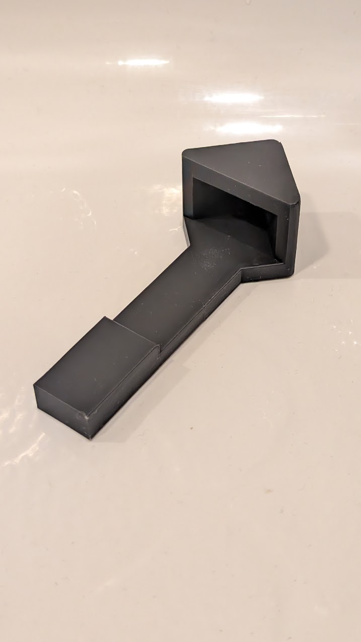 Whiteboard command strip corner mount 18mm