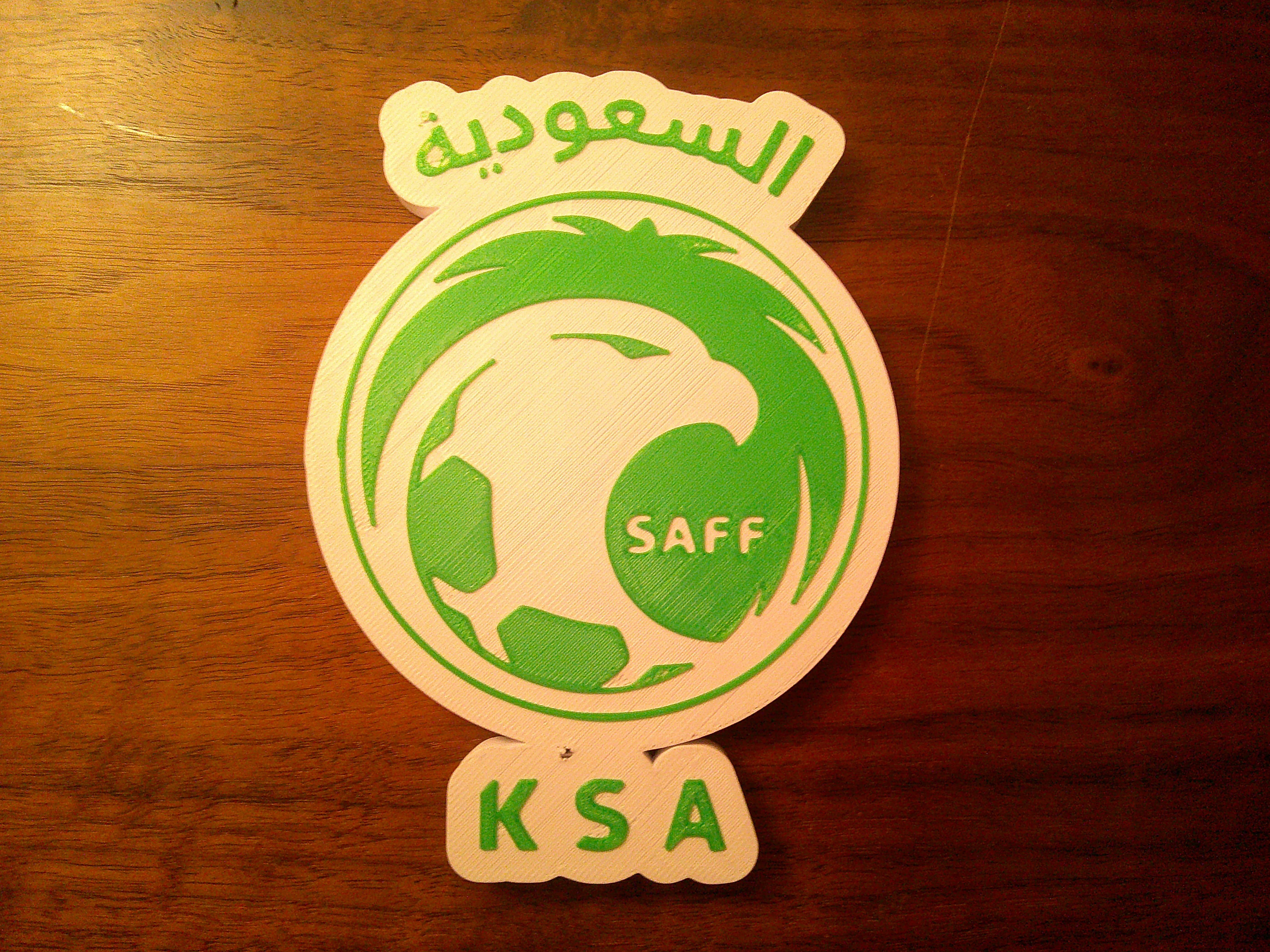 Saudi Arabia National Football Team Logo Coaster or Plaque