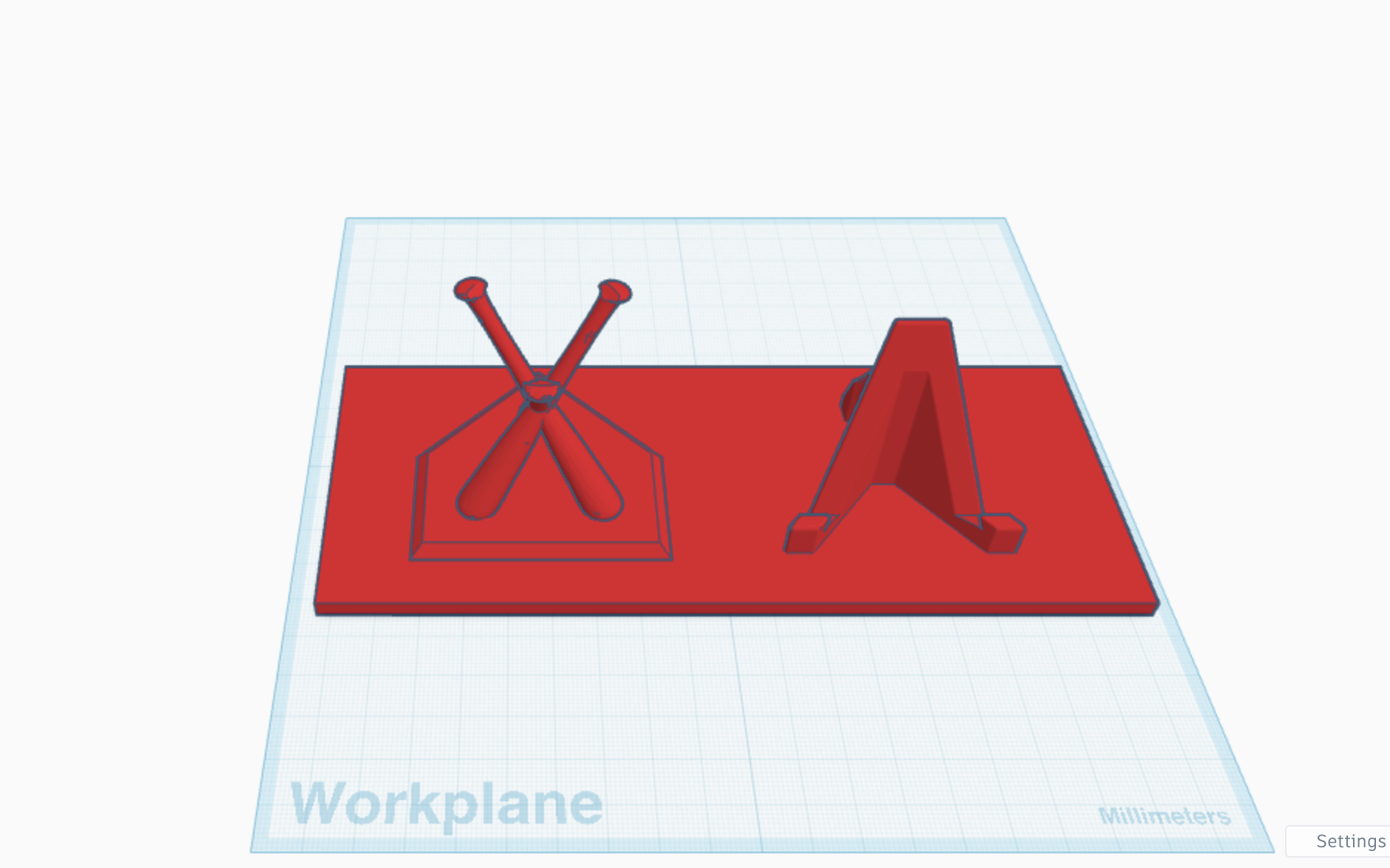 Baseball Stand w/ Card Holder