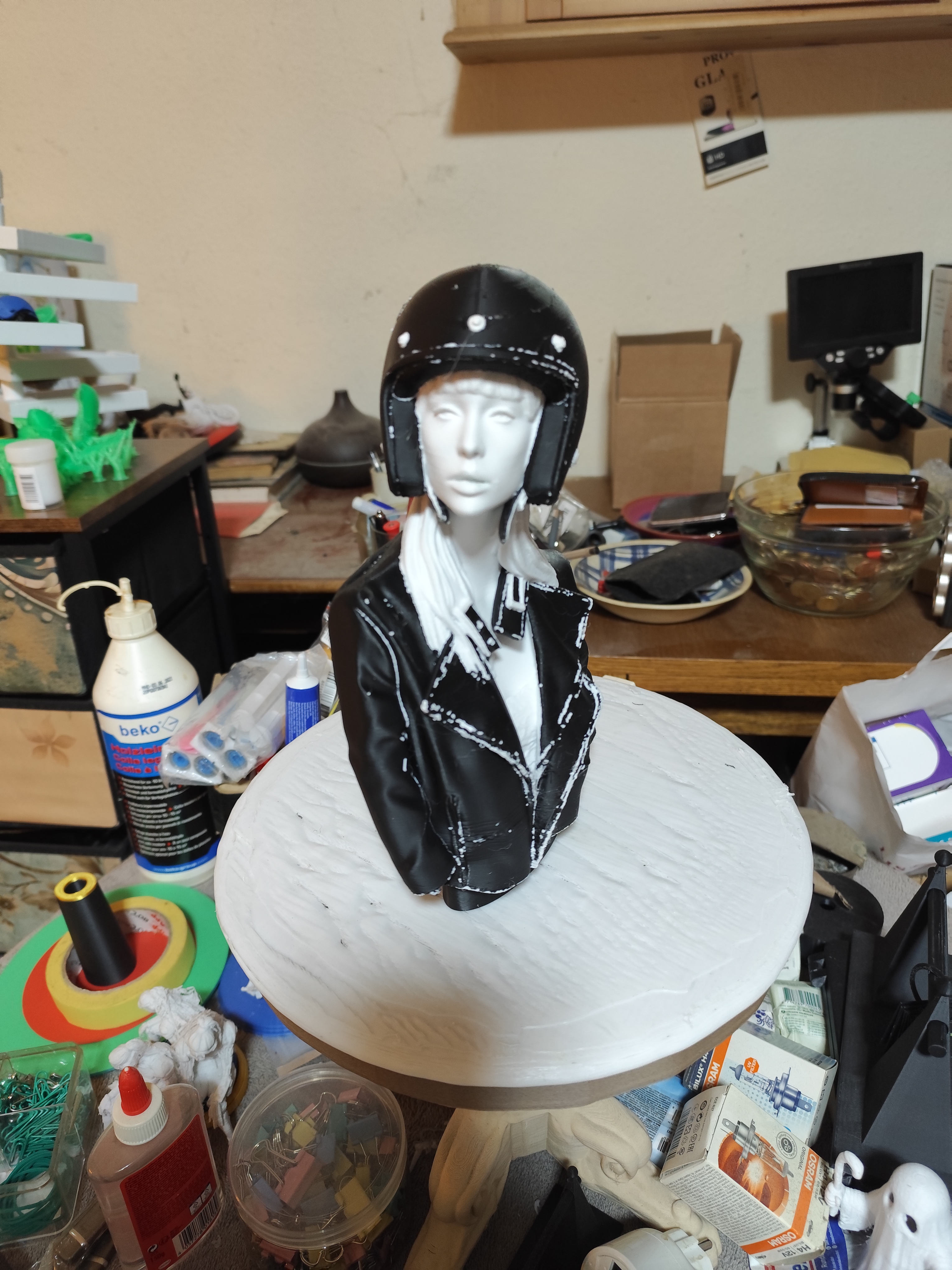 another Biker chick model
