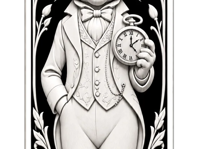 White Rabbit Bookmark - Alice's Adventures in Wonderland