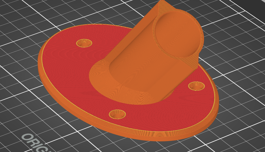 Miniatura 2 do modelo 3D Flagpole Mounting Bracket