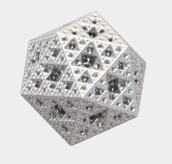 Fractal Rhombic Triacontahedron – Free 3D STL (Test Print)