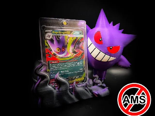Gengar Pokémon Card Stand – 3D Printable