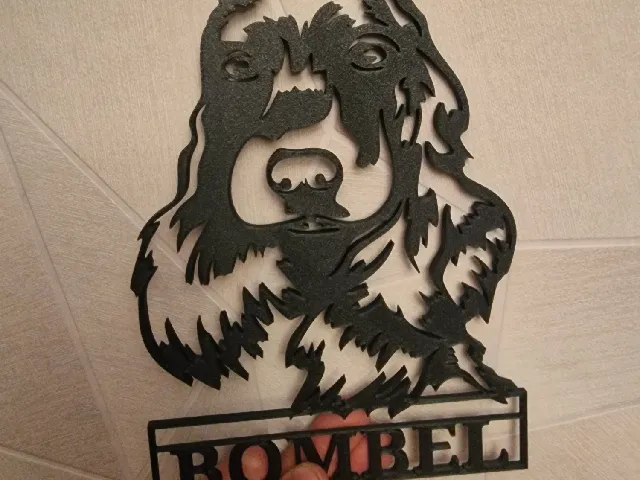 Cocker Spaniel druk konturowy 2D