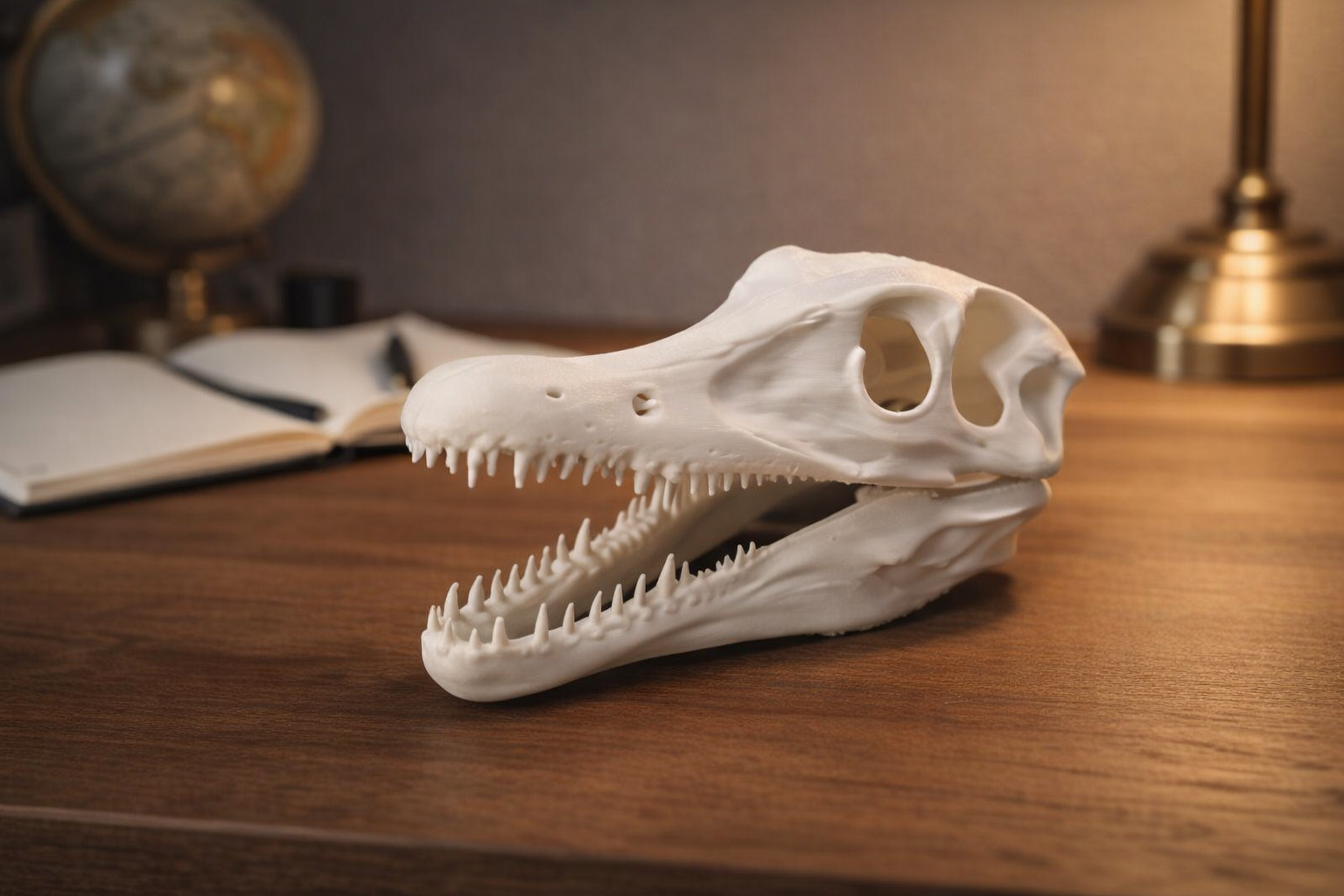 Spinosaurus Schädel – Detaillierte Dino Deko 3D model by AlphaPrint