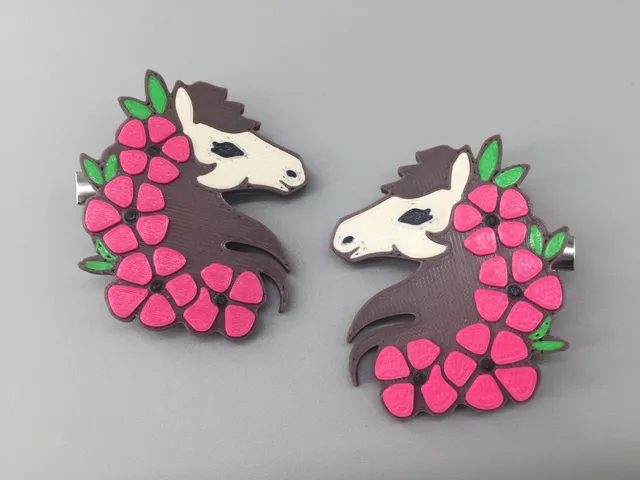 Horse Barrettes