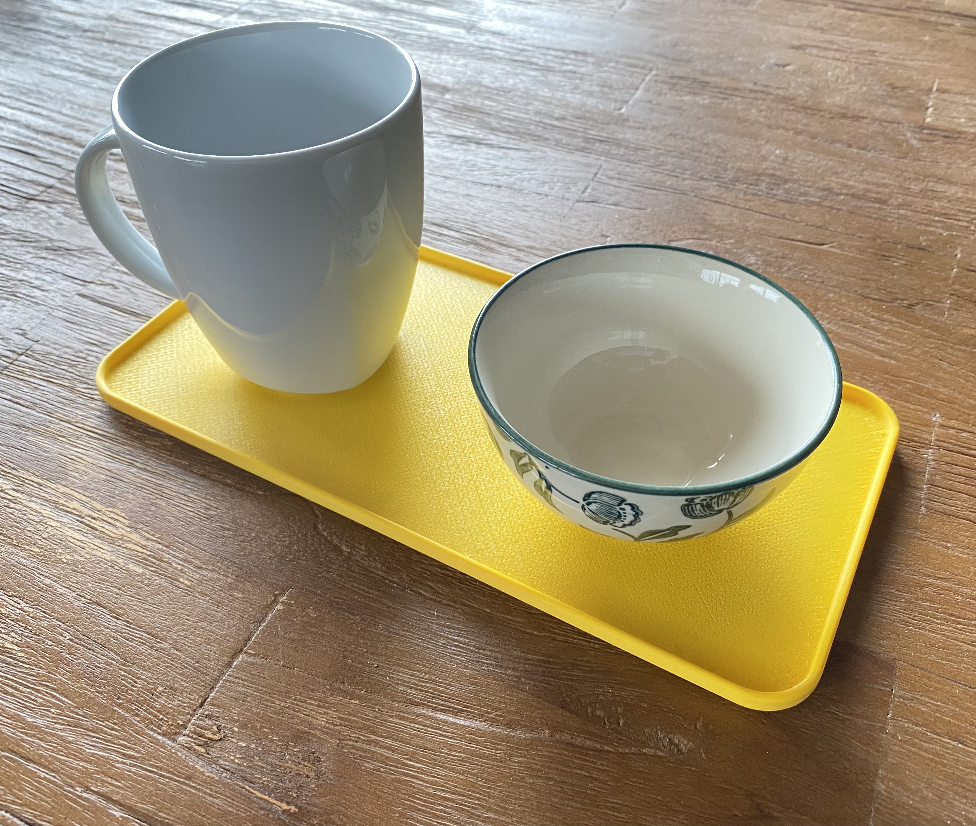 Stylish & non-slip tea or coffee tray