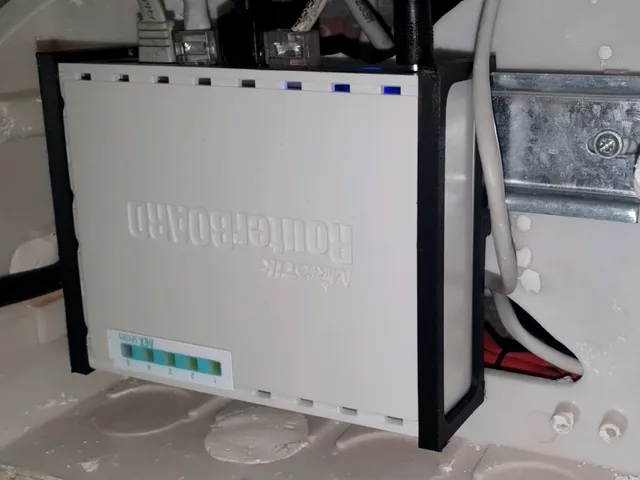 MikroTik hEX DIN Rail Mount Brackets