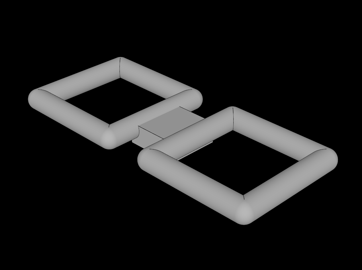 Lego Compatible (35366.dat) Bar  2.4 x  5.4 Square