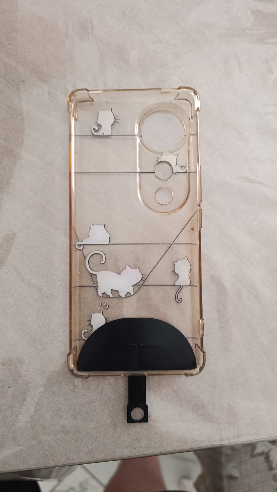 Universal phone necklace support