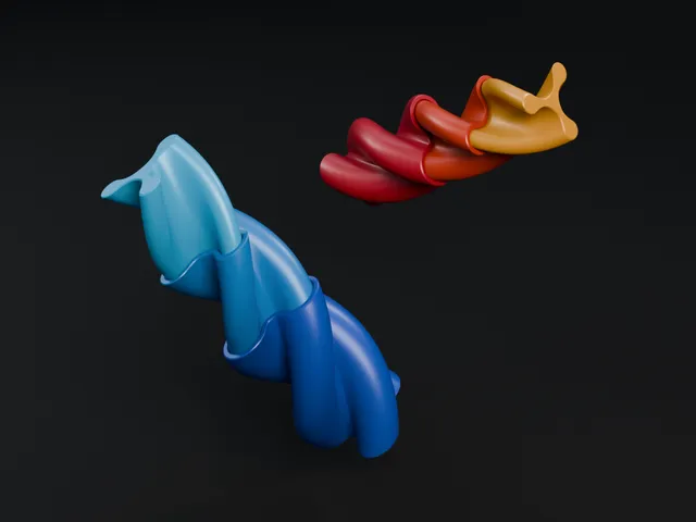 A weird noodle fidget