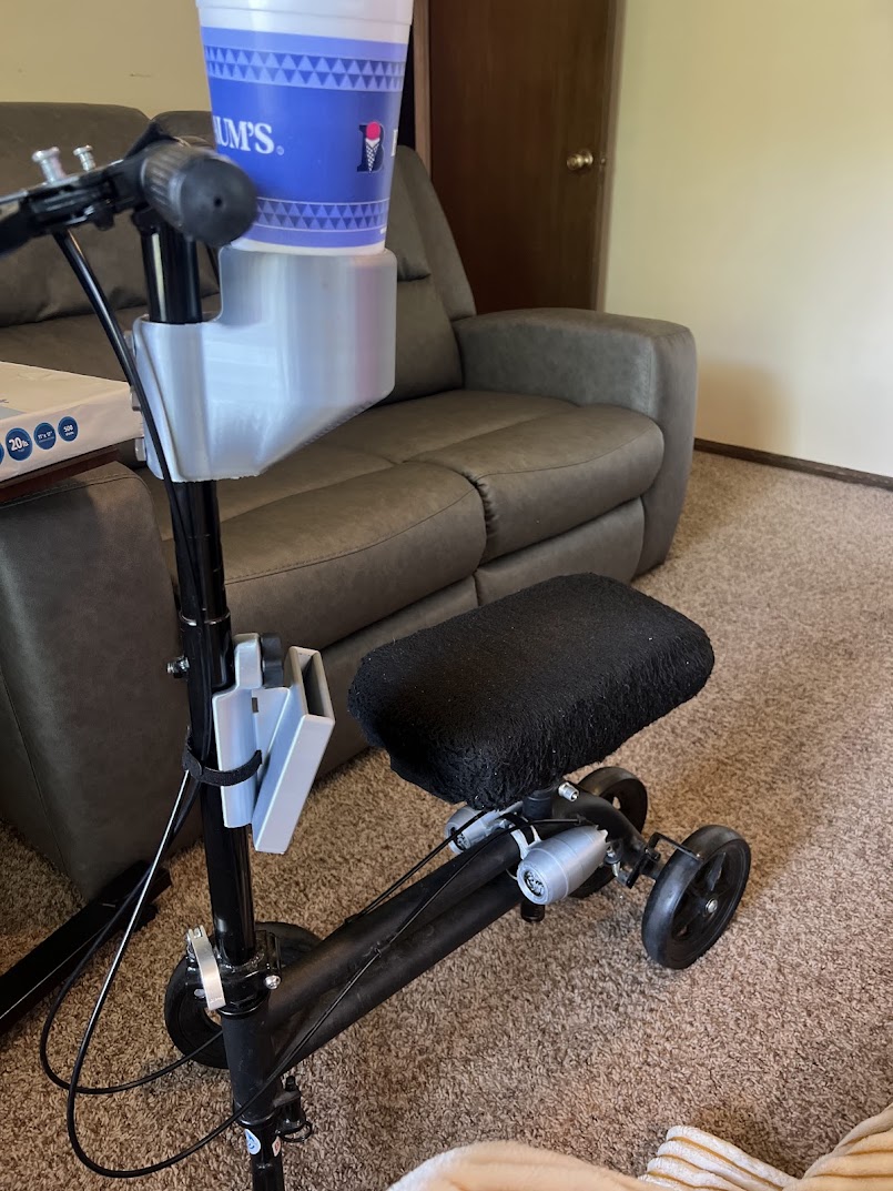 knee scooter phone holder