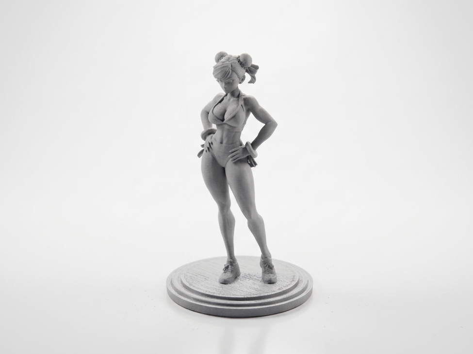 Chun Li Figurine Gaming Collectible 3D Printable