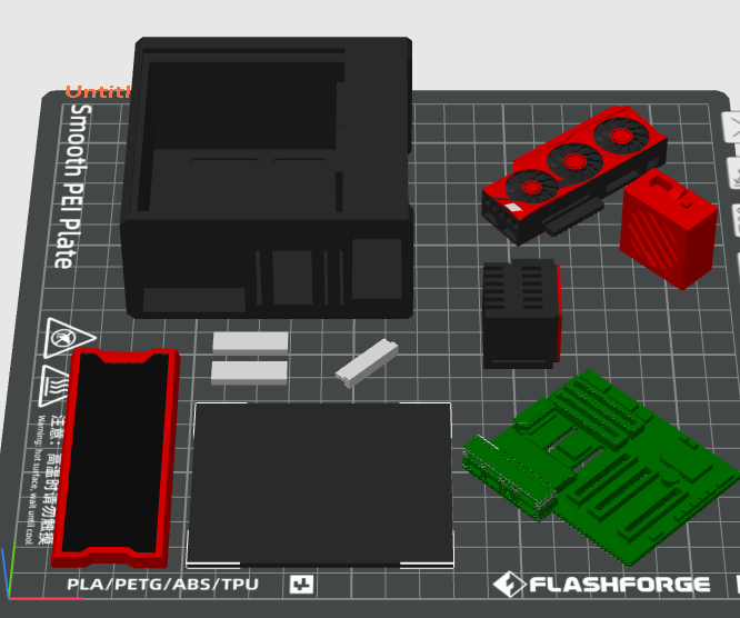 Model PC for display