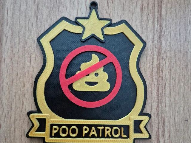 Poo Patrol Badge