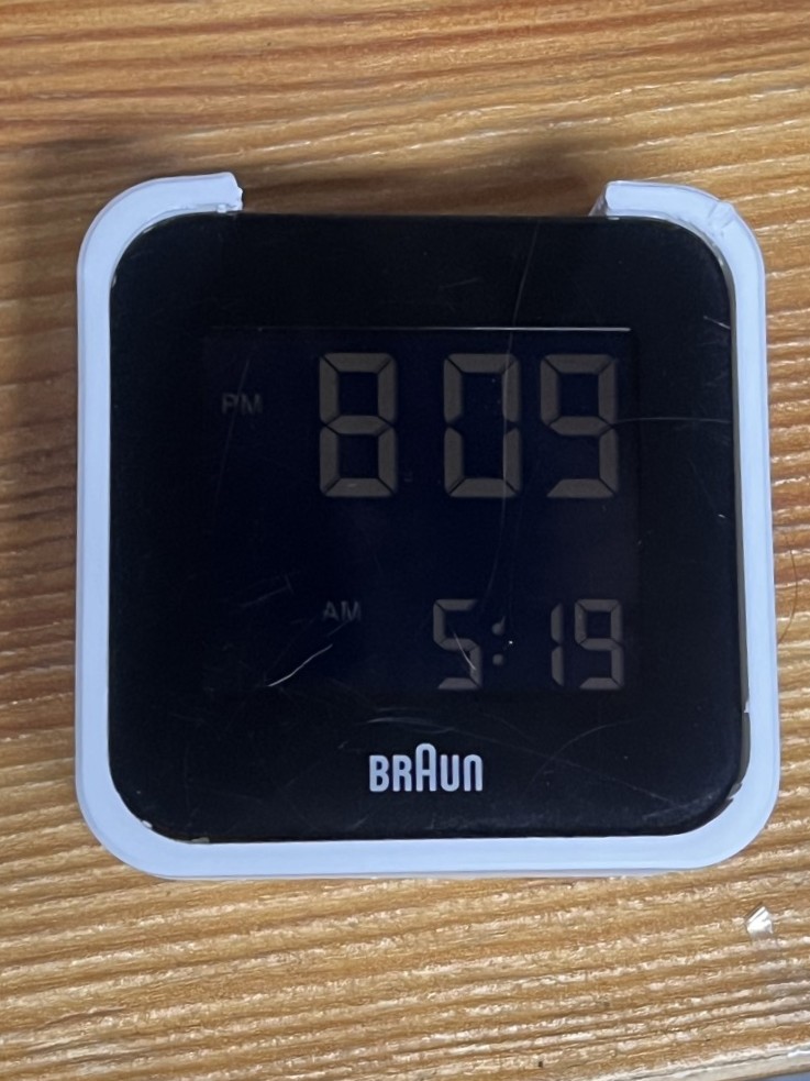 Braun Digital Alarm Clock BC08B / BC08W / BC08G Case