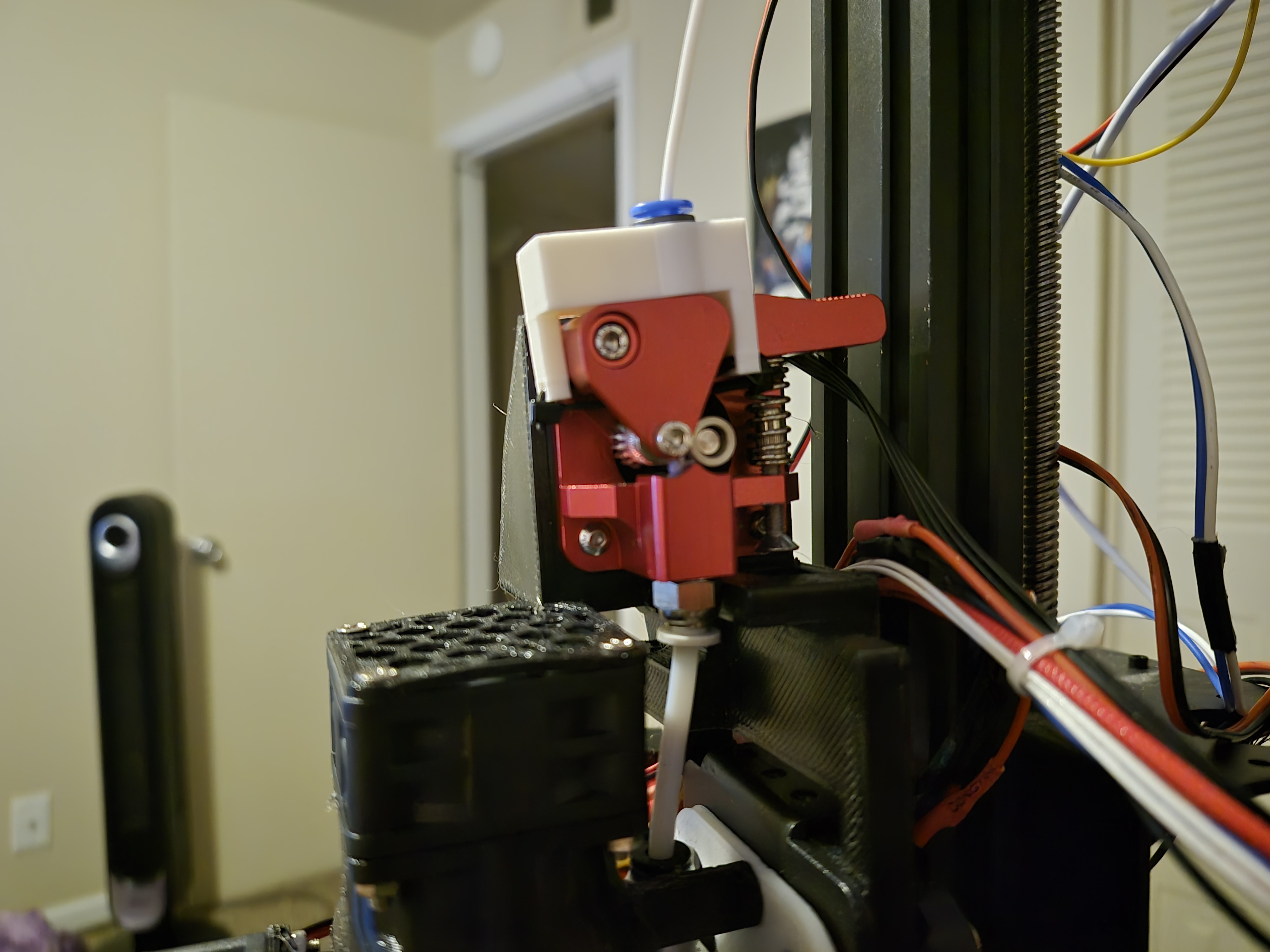 Aftermarket creatily extruder ECAS04 ZIP TIE Mount for tradrack/MMU