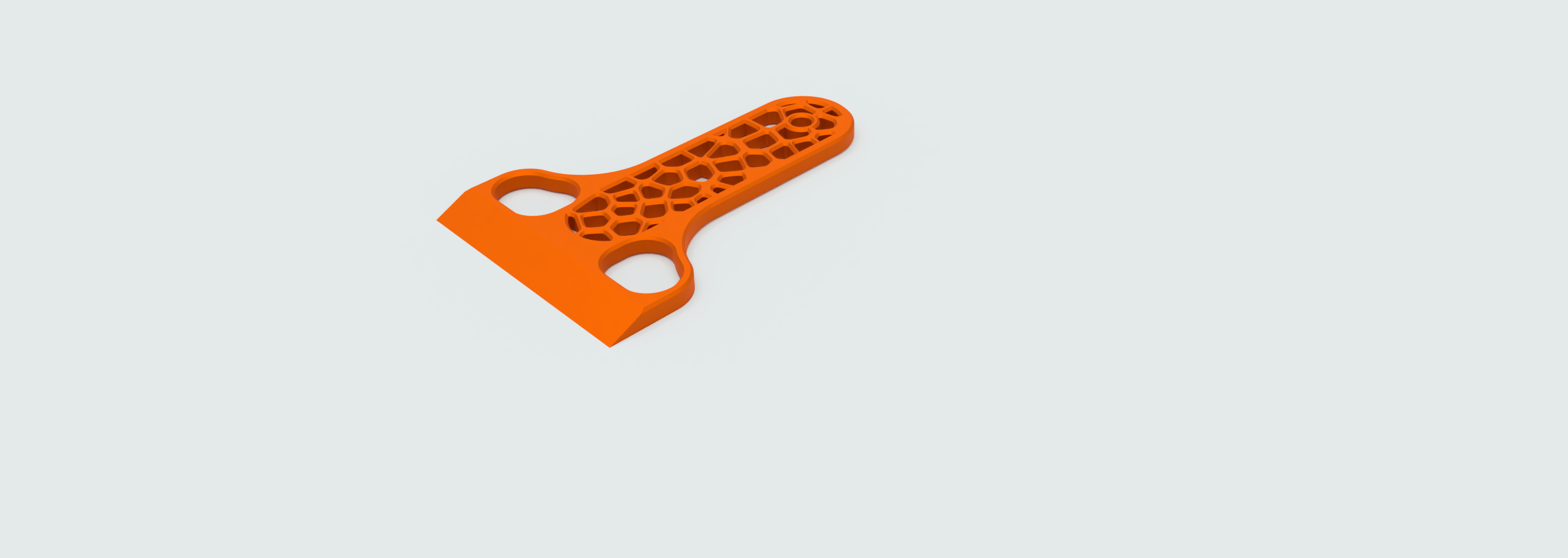 Miniatura 4 do modelo 3D ULIMATE Print Bed Scraper/Windshield scraper