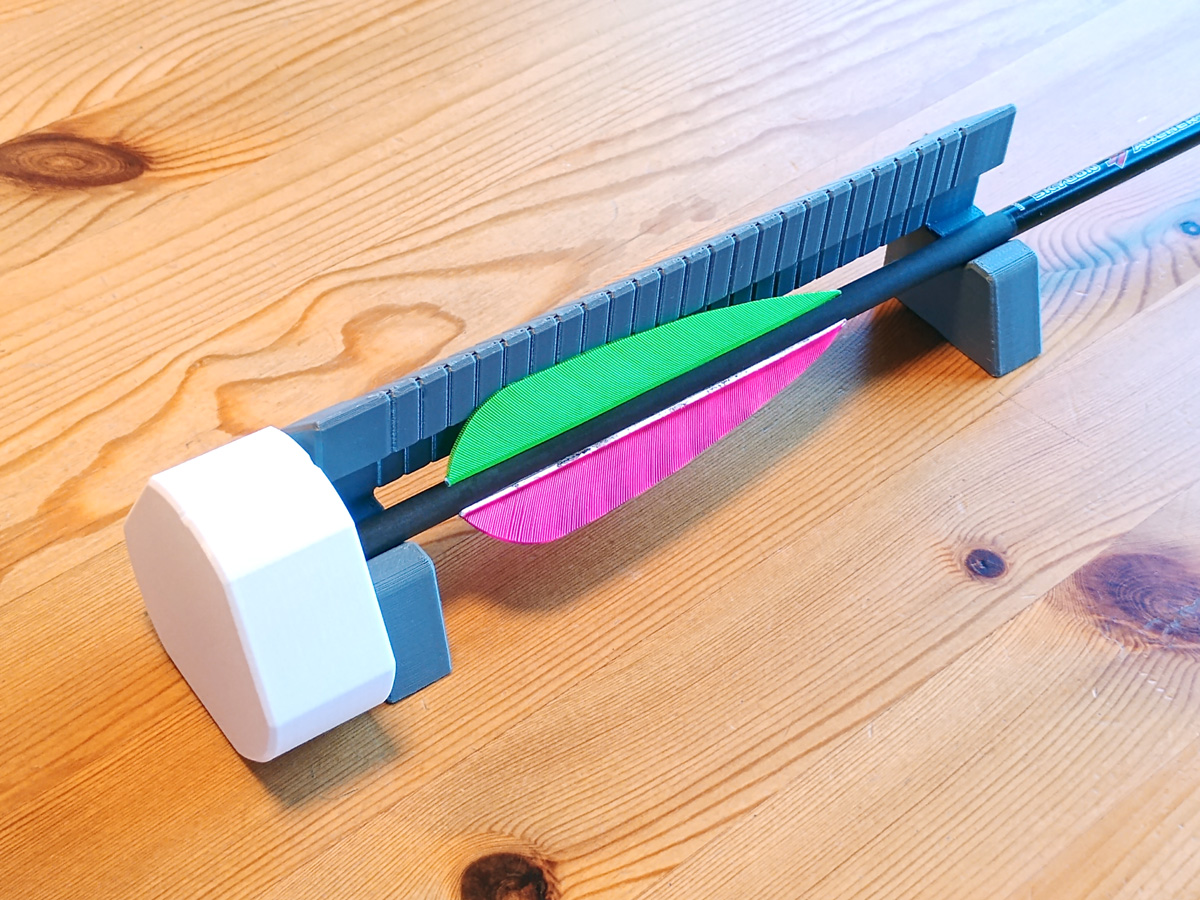 Fletching Jig for Taped Fletching