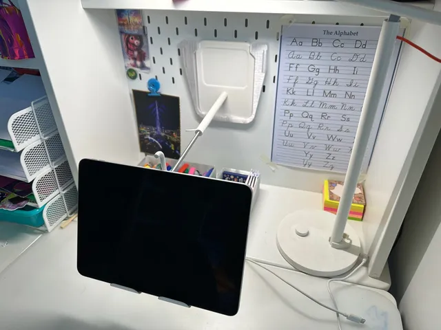 IKEA HAVREHOJ Tablet Stand Pegboard Mount