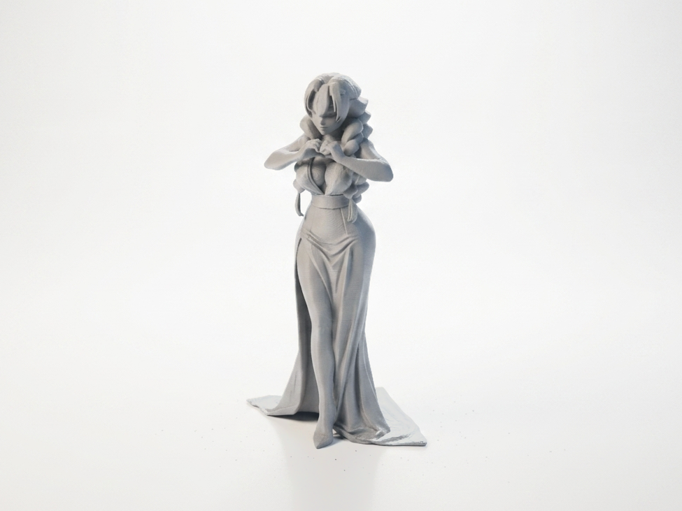 Elegant Woman Figurine Female Character 3D Printable