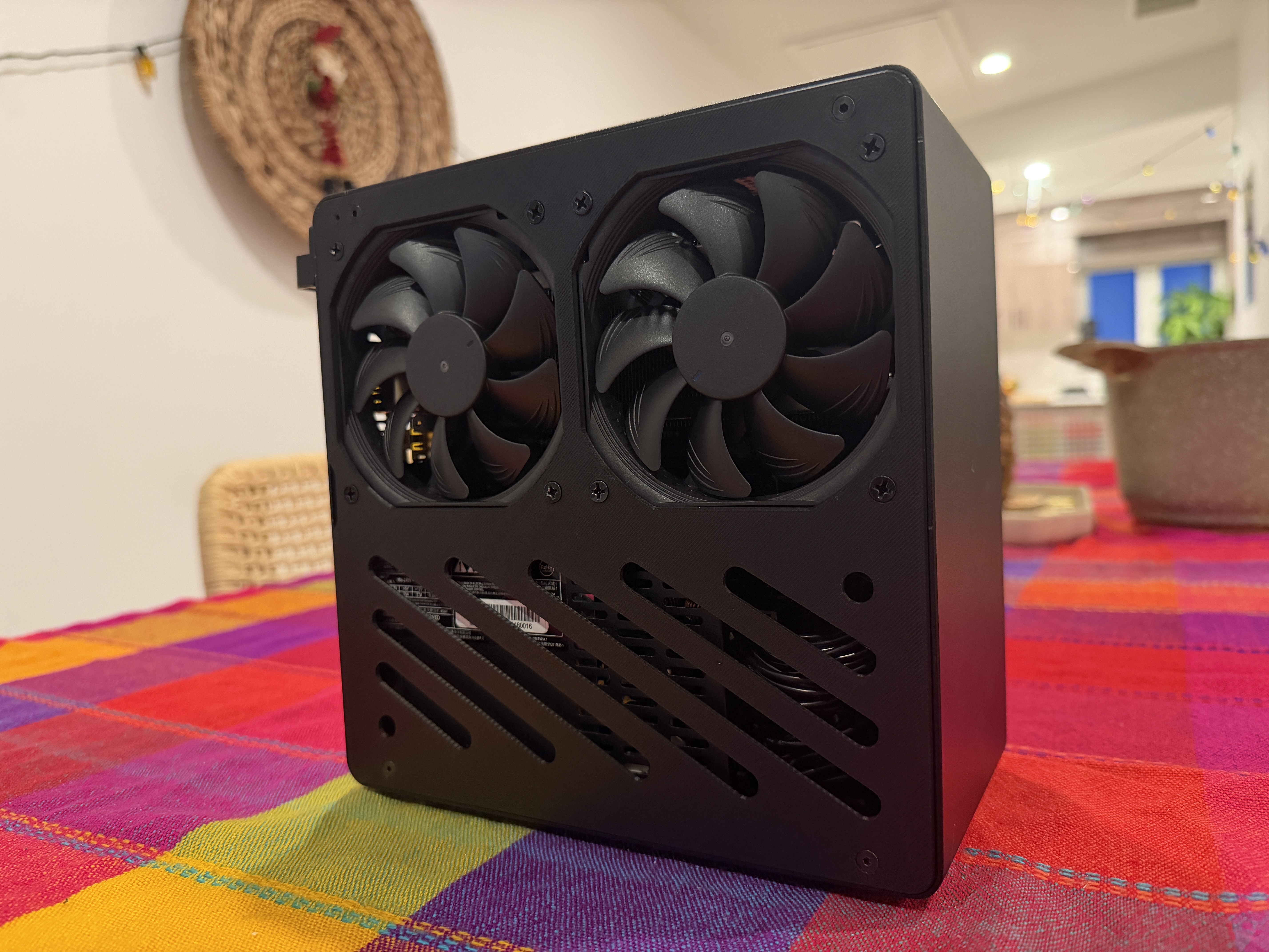 2x92mm Fan Panel Mod for Jonsbo NV10