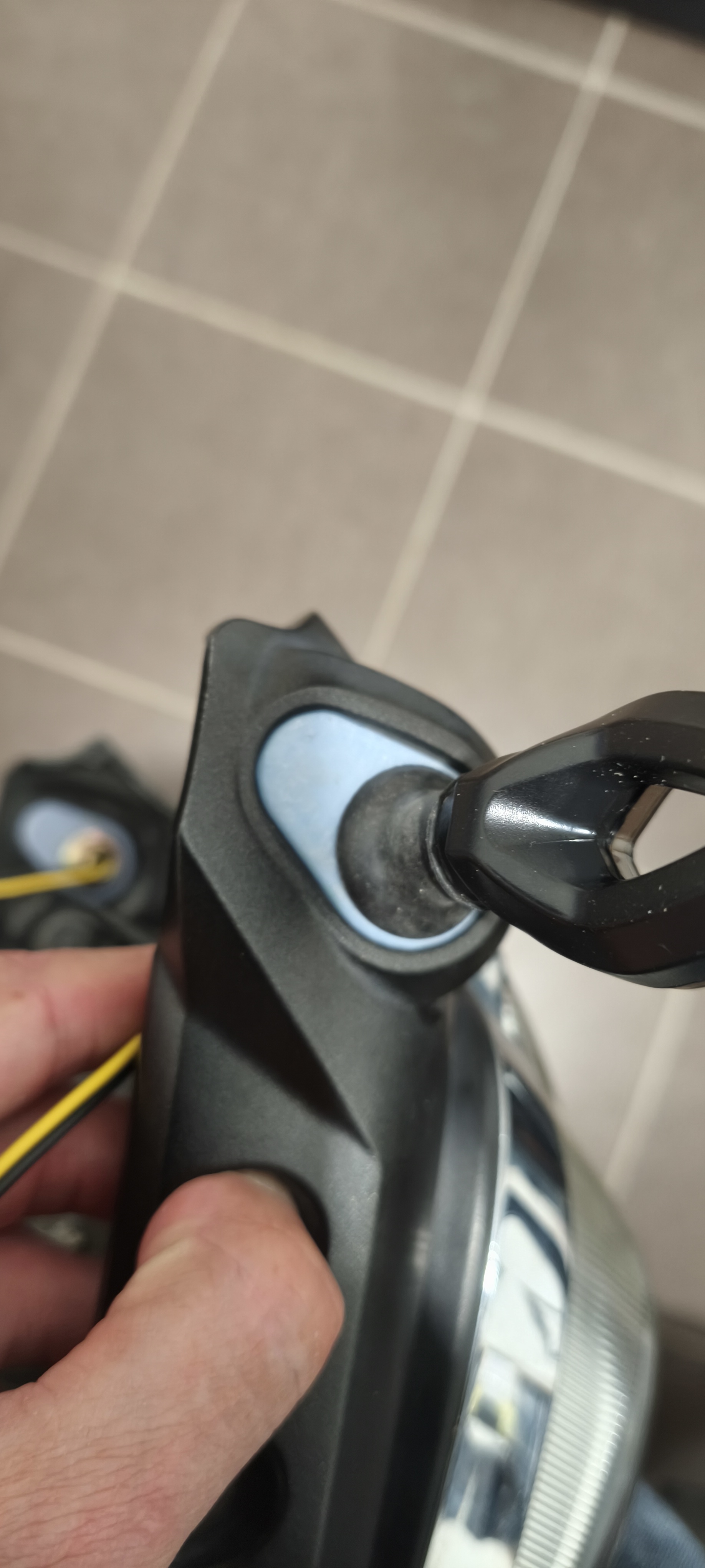FZ6 Naked Moto LED blinker indicator adaptor hole 10mm