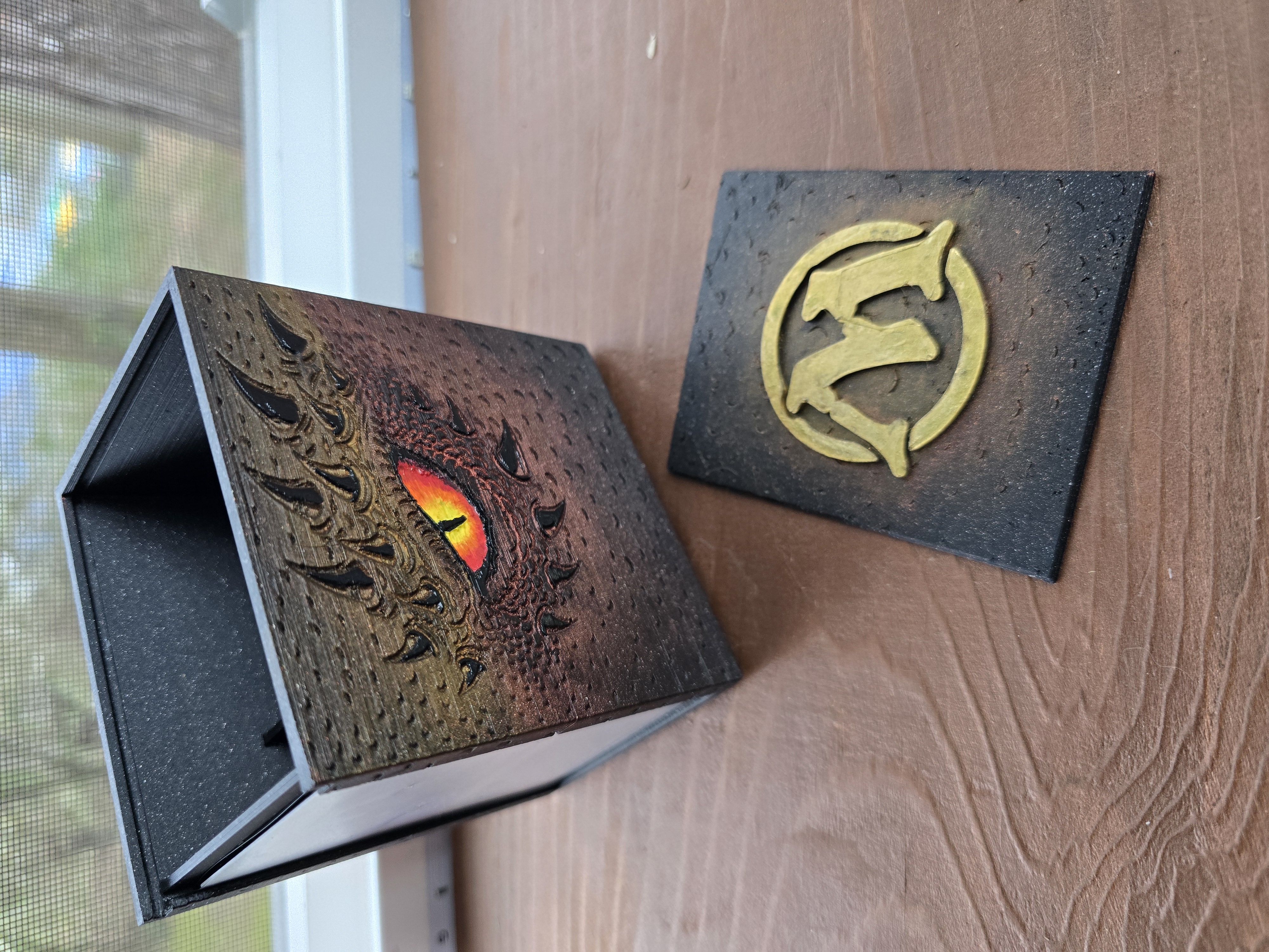 MtG - Commander Deck Box (Compact/Stackable) - Holds 100 Standard Cards — miniatura 9