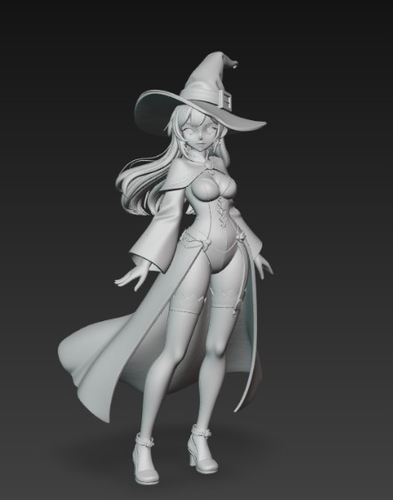 sexy witch anime style — thumbnail 2