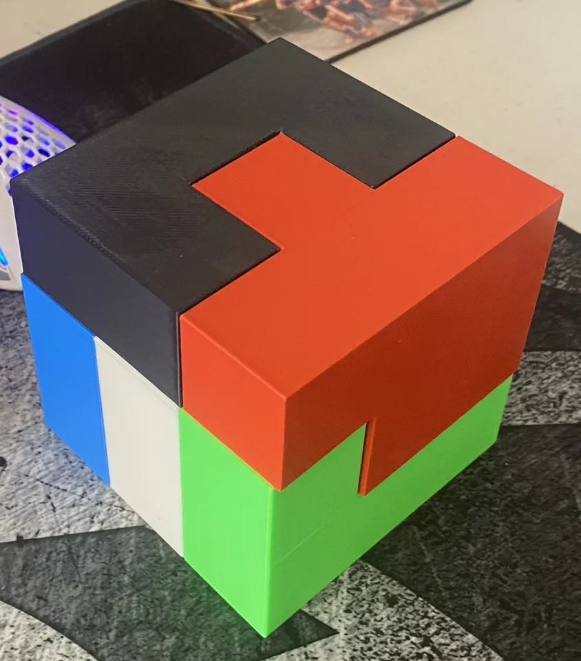 Puzzle Cube by Nick | Download free STL model | Printables.com
