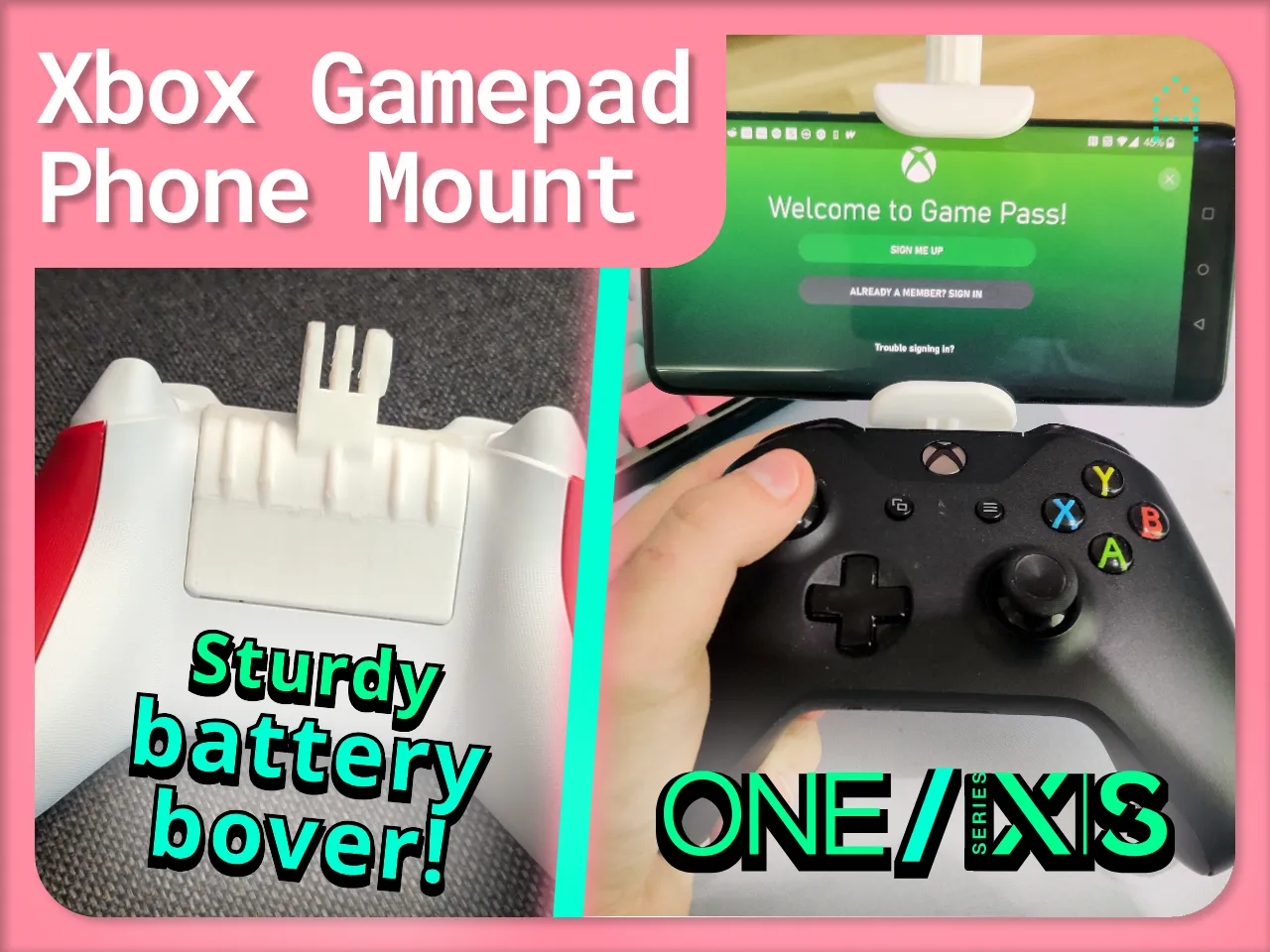 Xbox Controller Phone Mount (One Series) by Aasikki Download