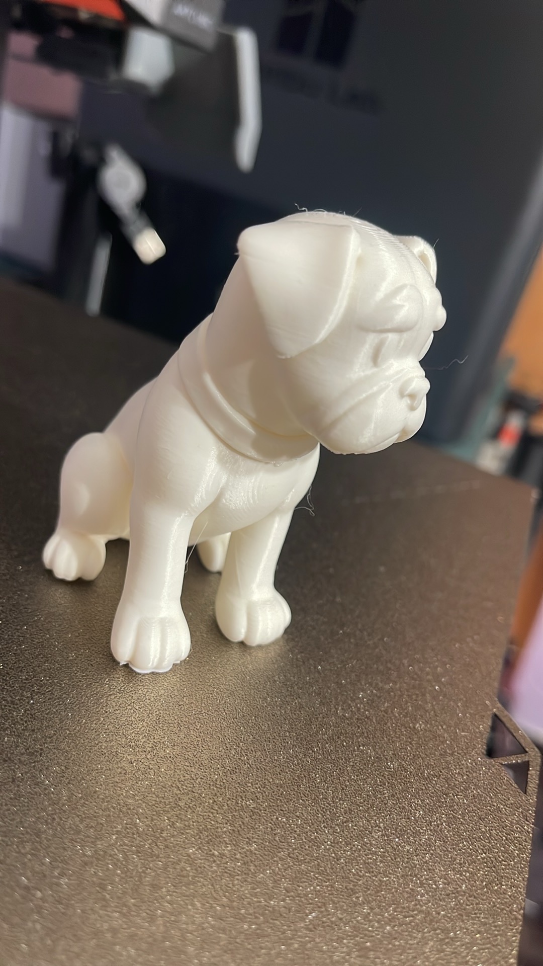 Boxer Puppy – Cartoon Style (Sitting Down) — miniatura 5