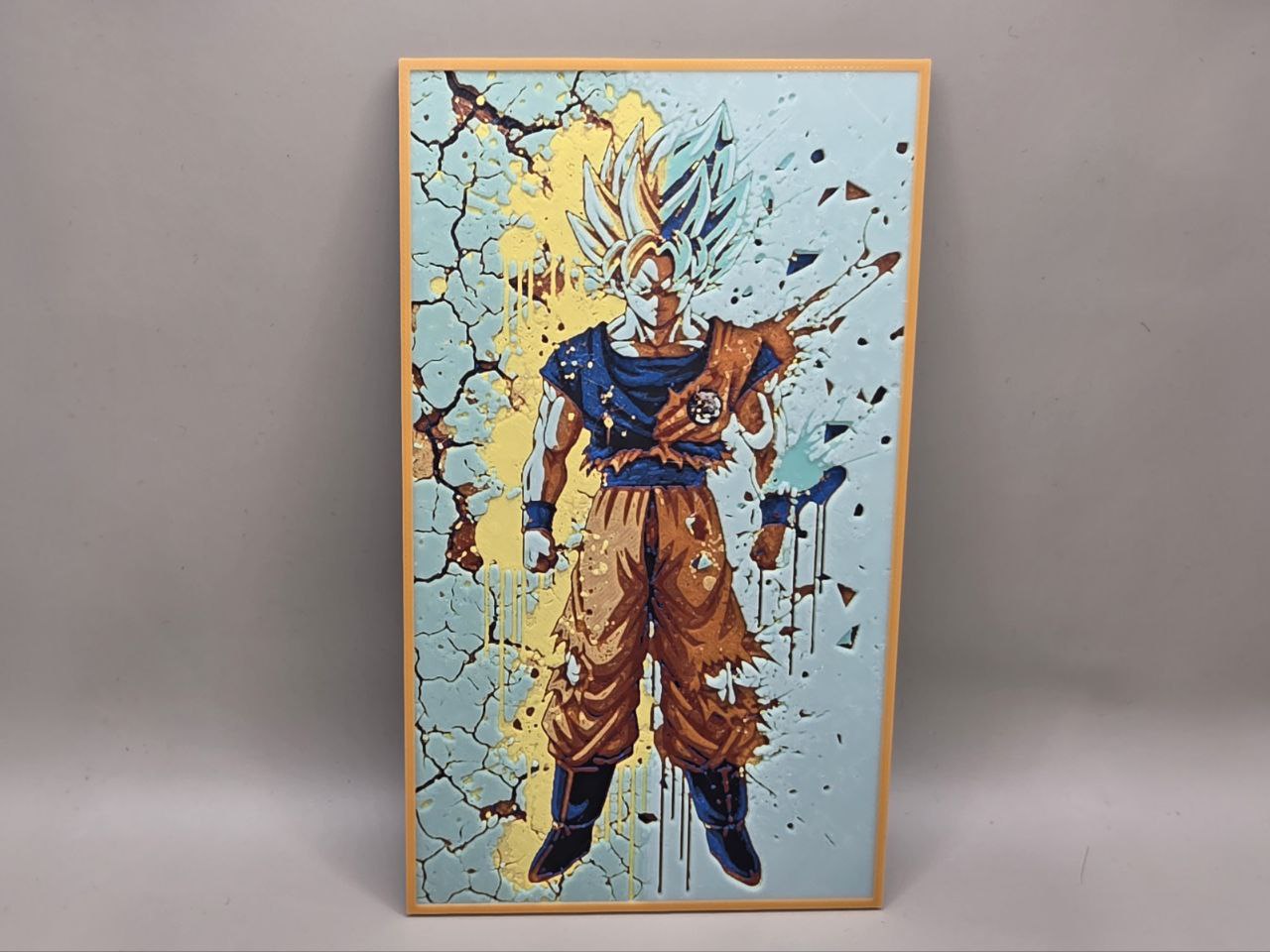 Son Goku SS Blue - HueForge