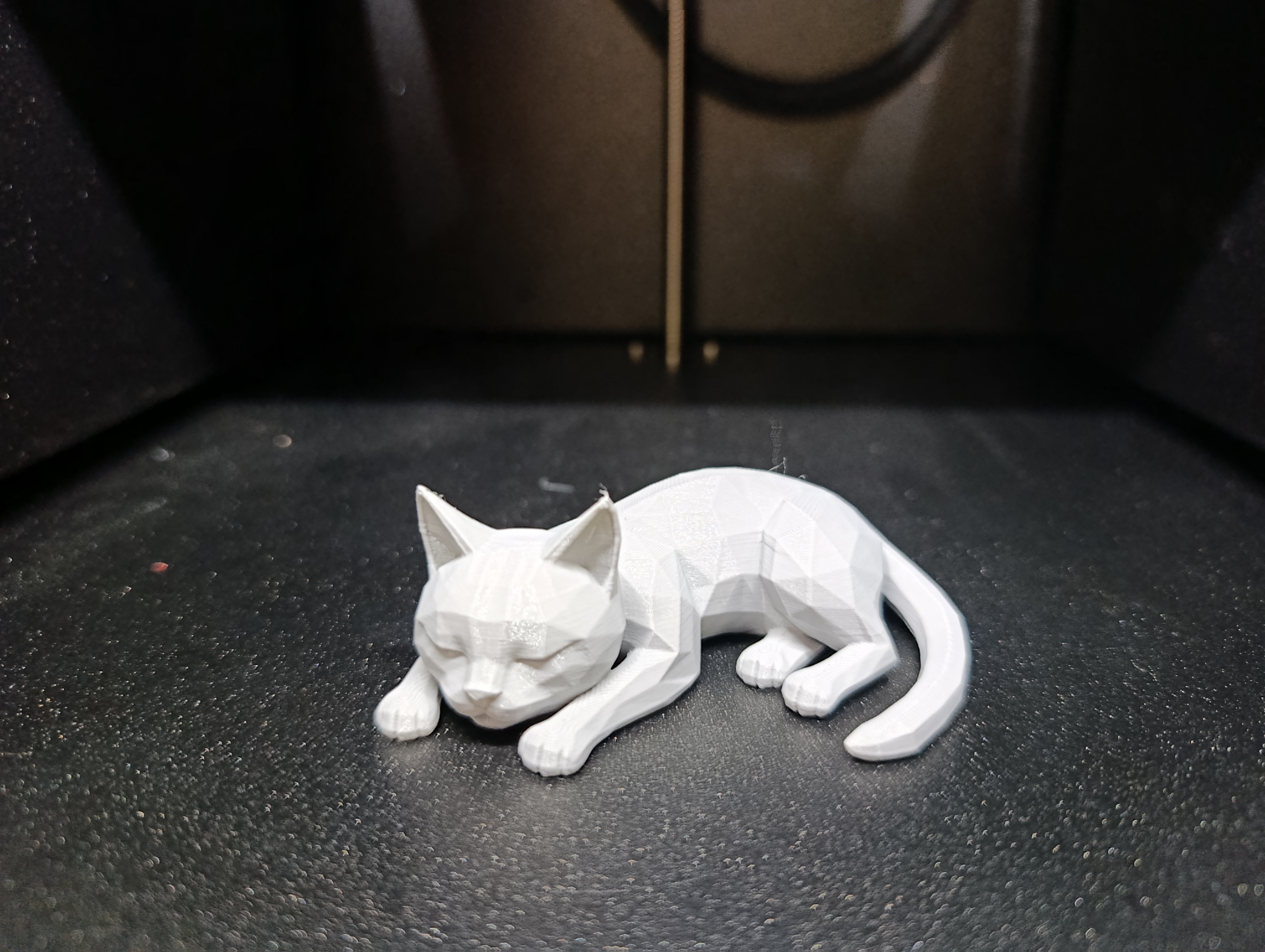 Miniatura 2 do modelo 3D Low-Poly Sleeping Cat