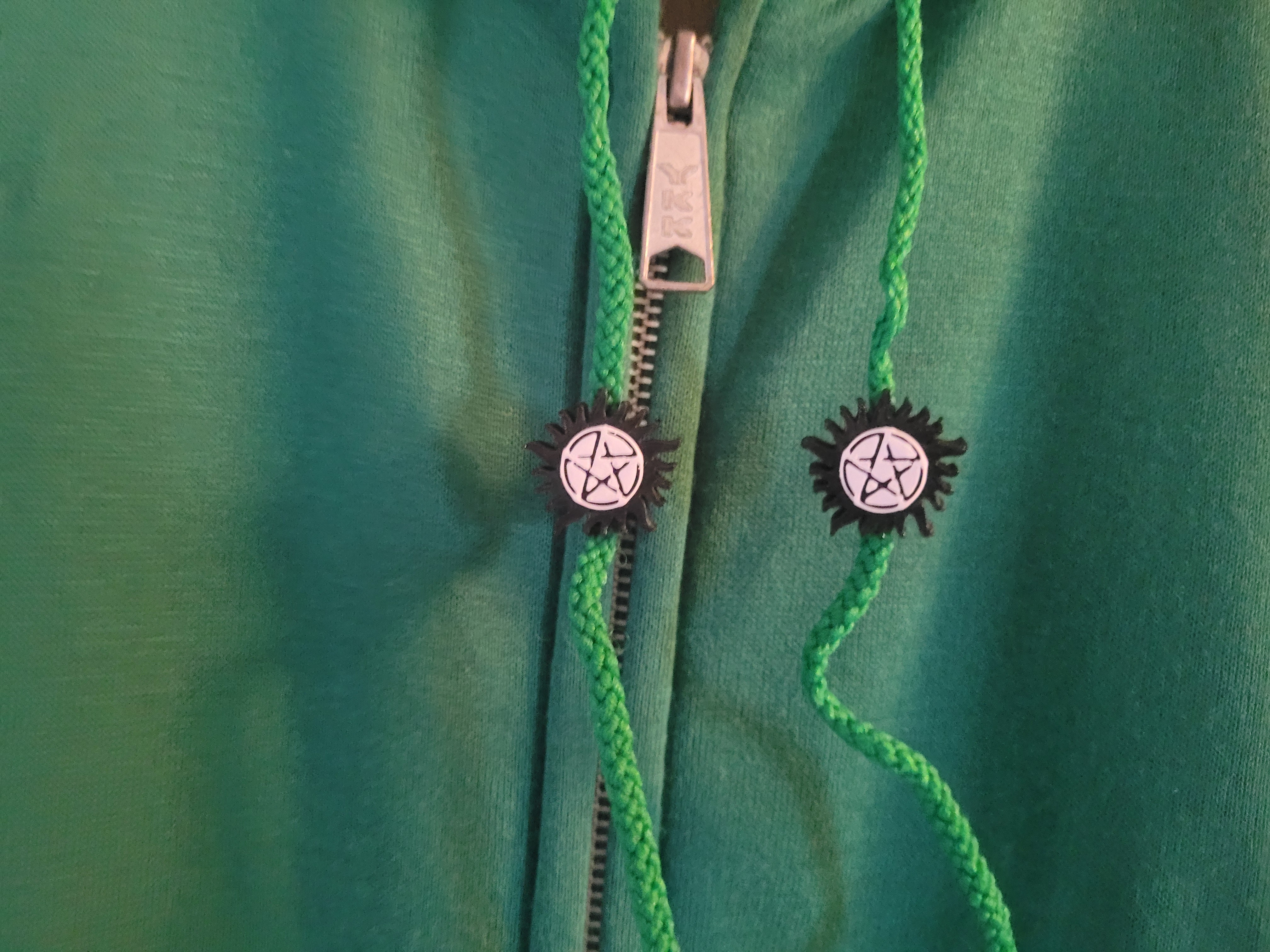 Supernatural hoodie bead