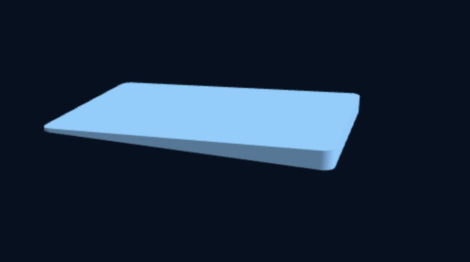 Silicone Smoothing Spatula — Tapered Sealant Tool (Parametric)