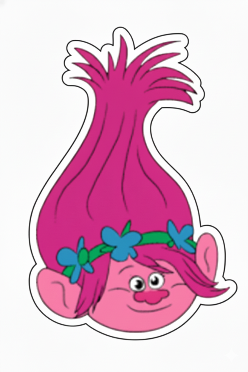 Poppy Trolls Cookie Cutter