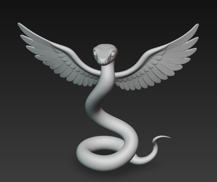 winged snake — miniatura 3