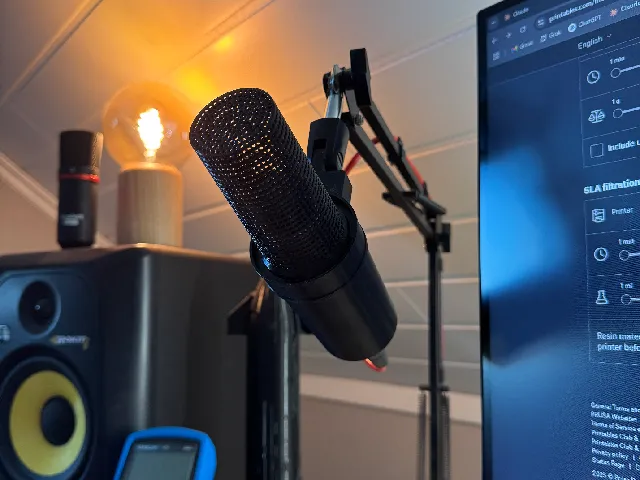 DIY SM7B Boom Arm Mount Adapter